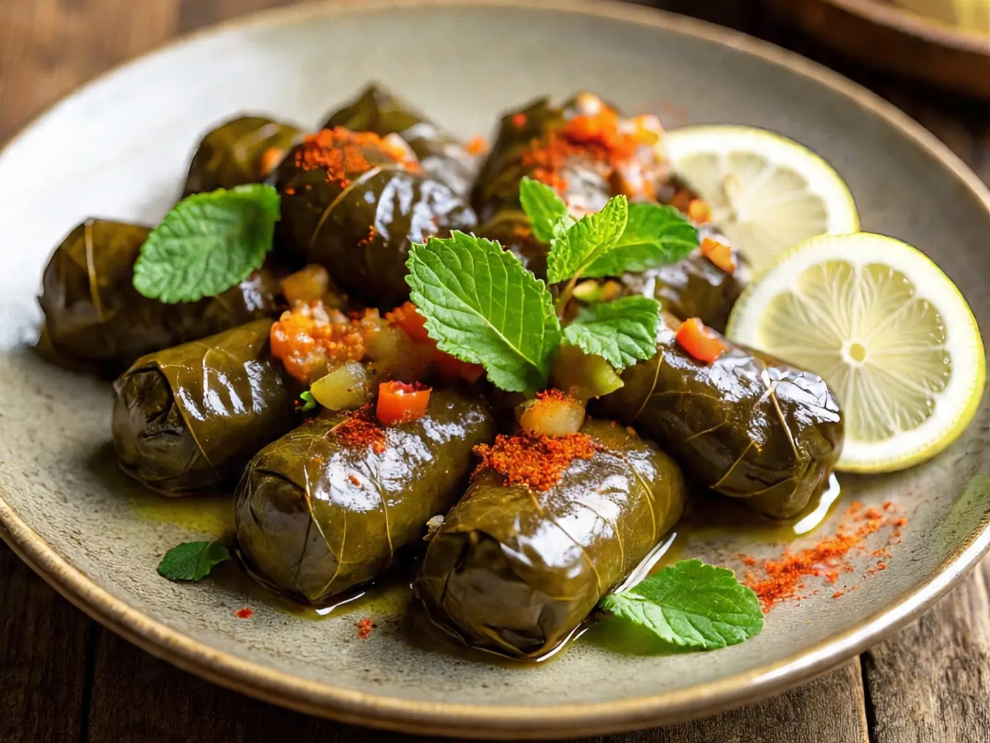 ورق عنب صحن 9 حبات