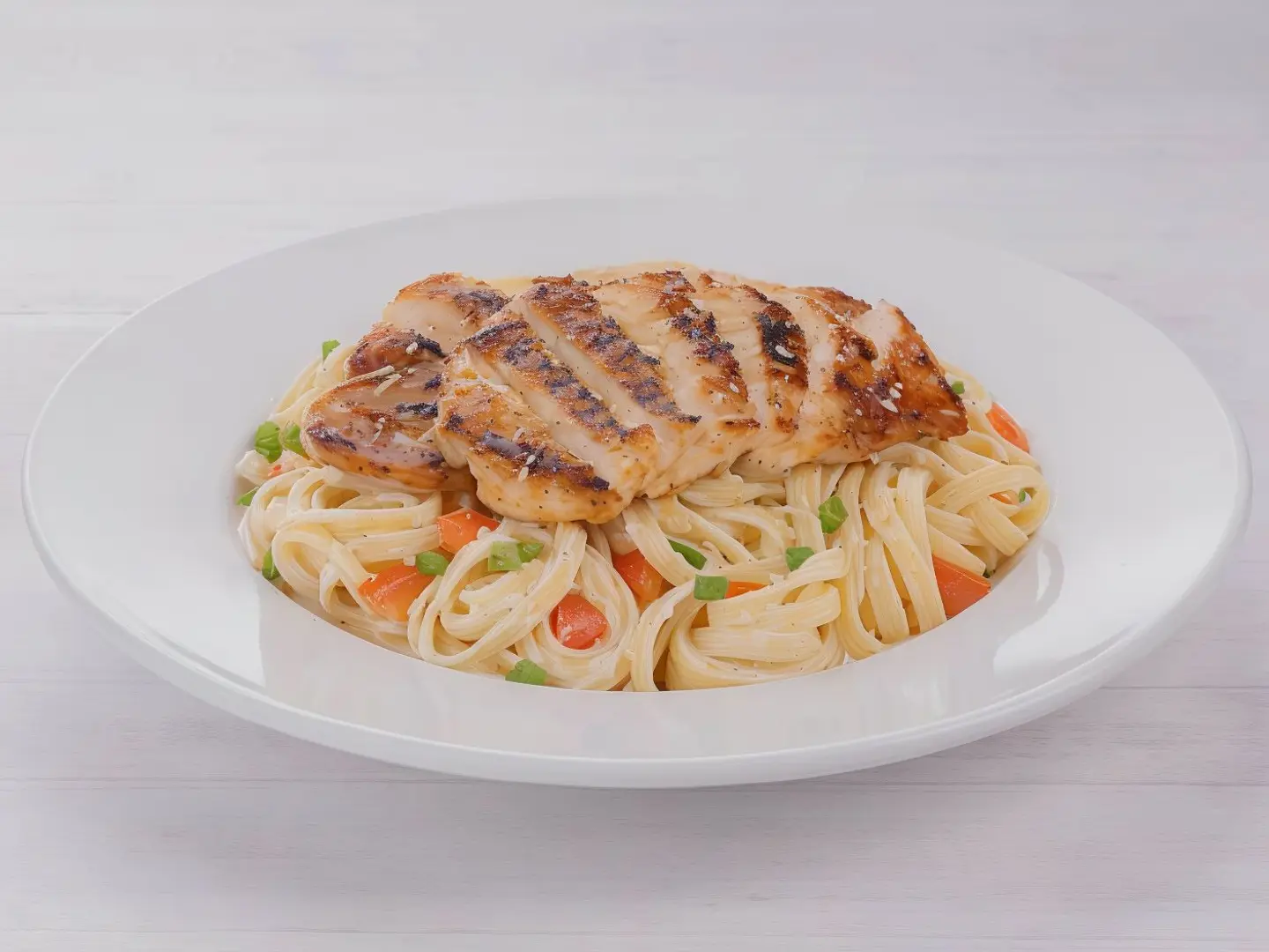 Blackened Chicken Alfredo Pasta