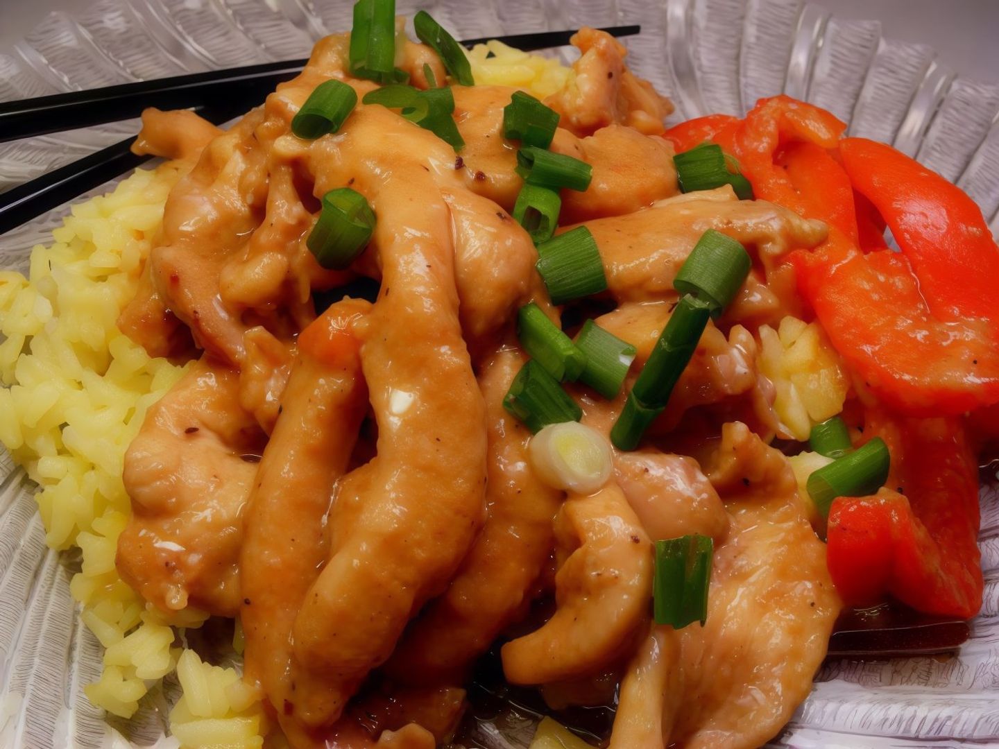 نصف دجاج مضغوط تراز رز أحمر