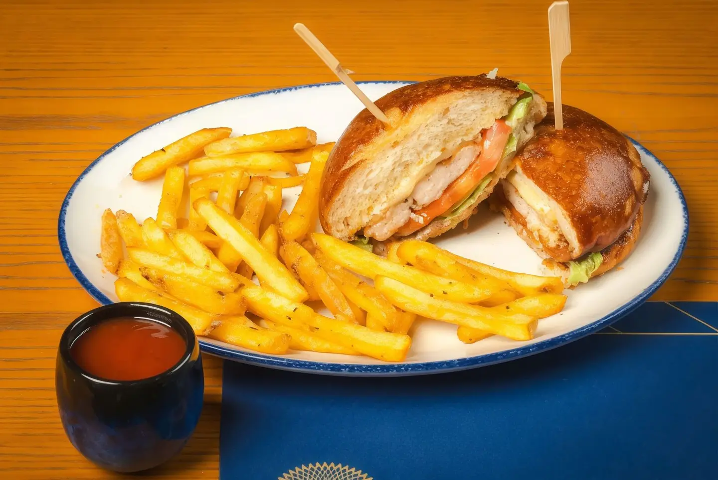 Charcoal Chic Burger