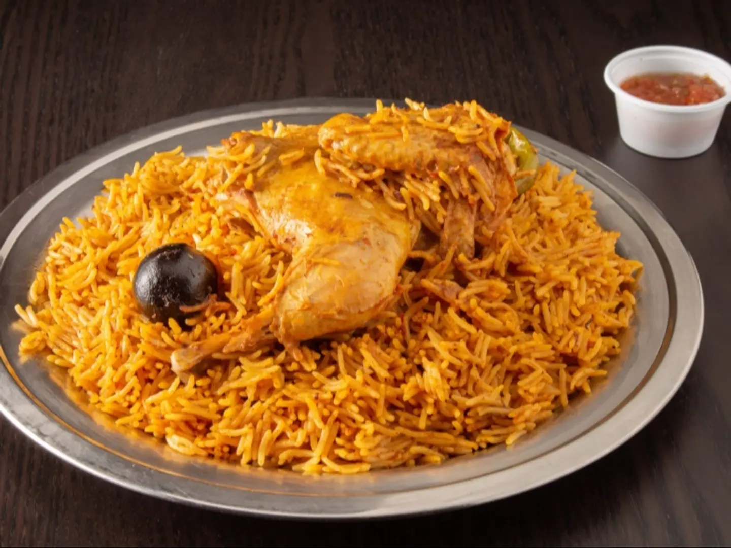 نصف حبة دجاج مضغوط
