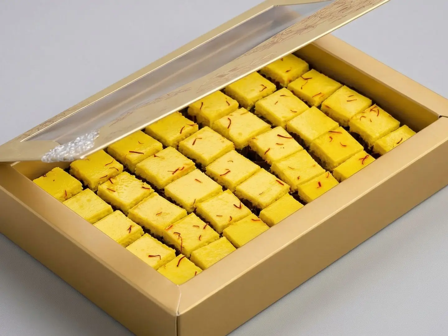 قطع كيك زعفران