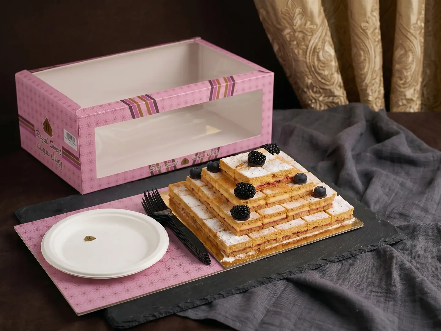 Cake Mille Feuille Pyramid Vanilla