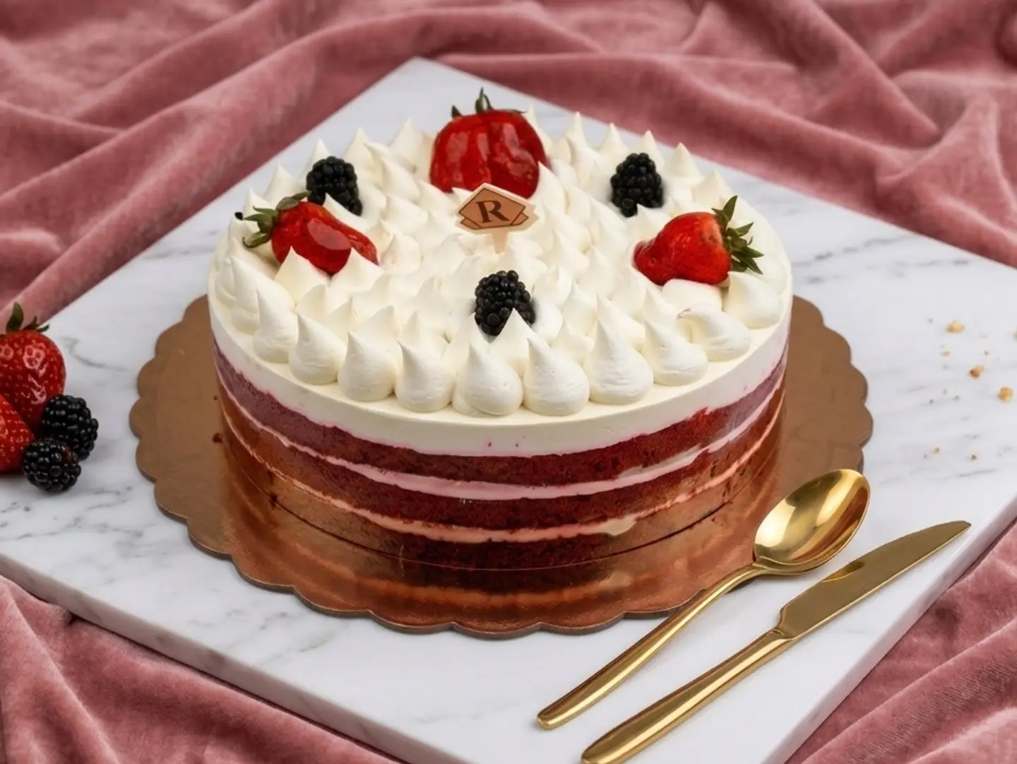 Cake Red Velvet Cream