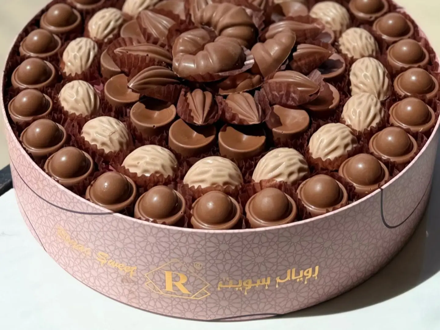 بوكس تشوكلت دائري كبیر