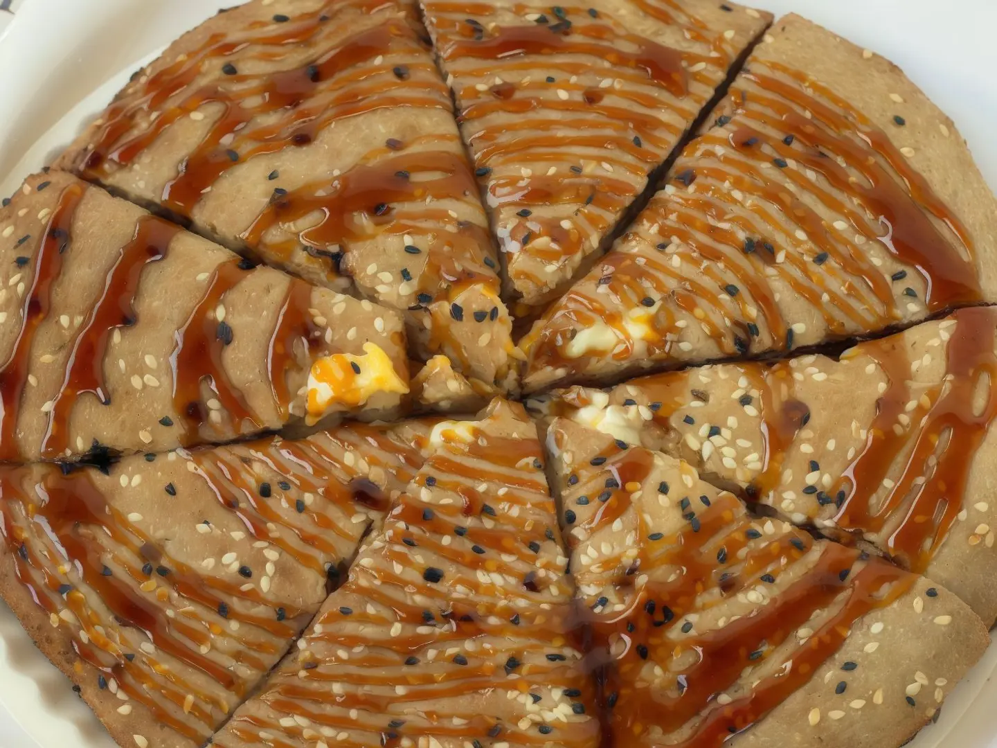 بيتزا لبنة بجبن الشيدر