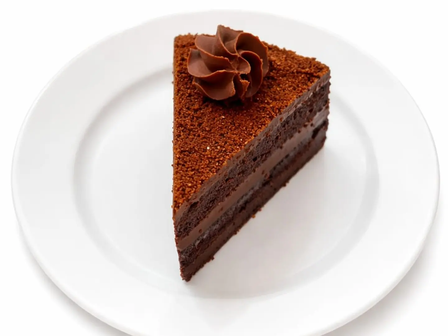 شريحة كعكة الشوكولاتة