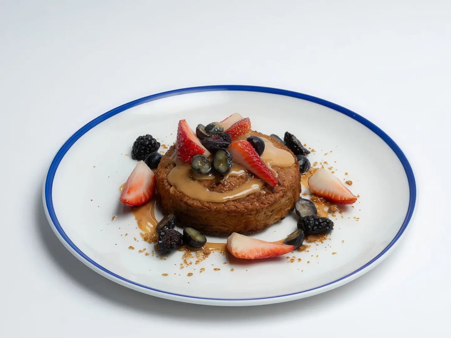 دقيق الشوفان المخبوز بالقيقب