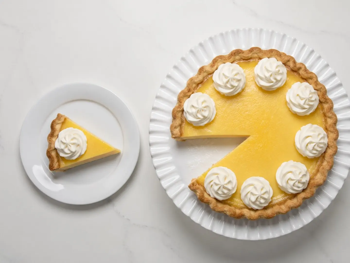 Lemon Pie (Whole   Slices) - Slice