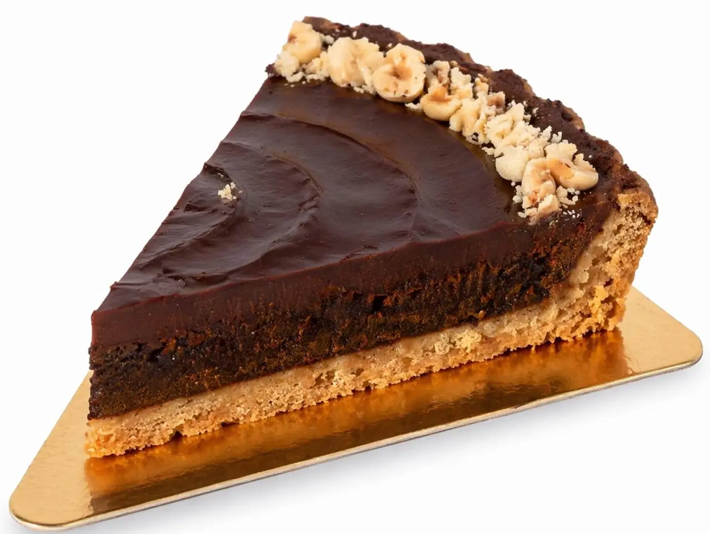 Chocolate Hazelnut Pie Slice