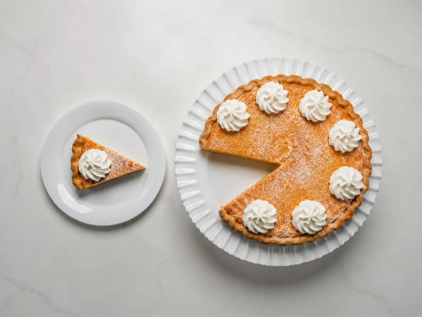 Buttermilk Pie (Whole  Slices) - Slice
