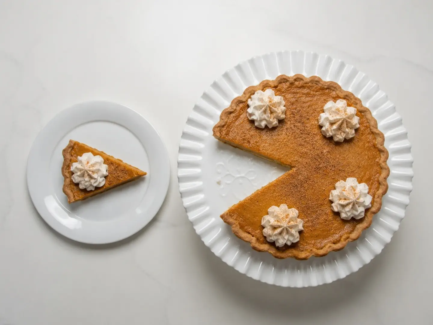 Pumpkin Pie (Whole Slices) - Slice