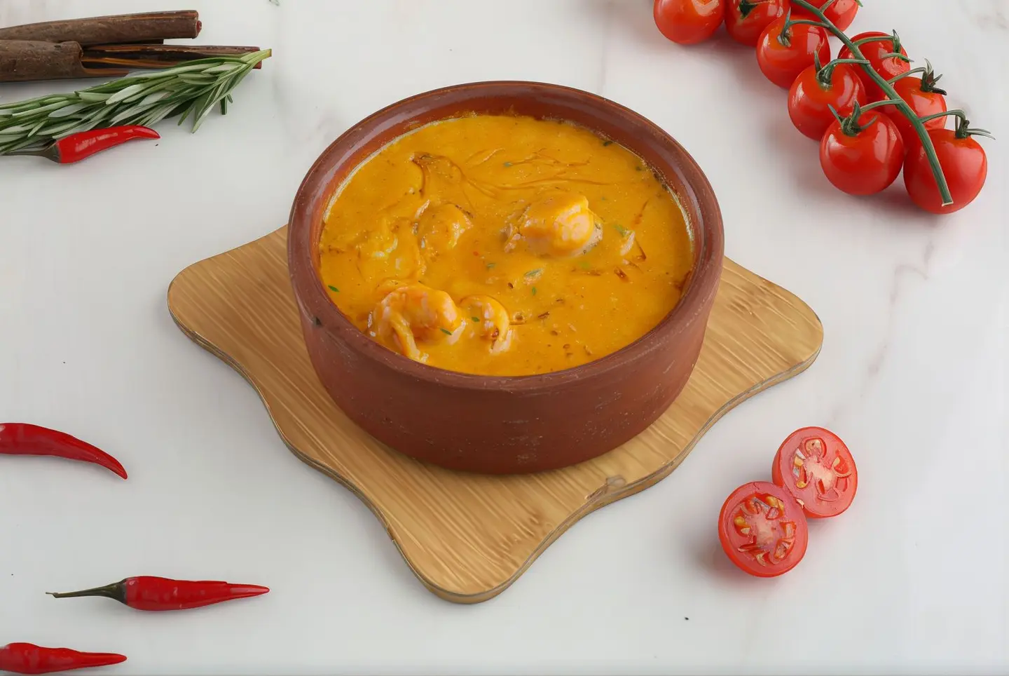 طاجن روبيان بصوص الكاري