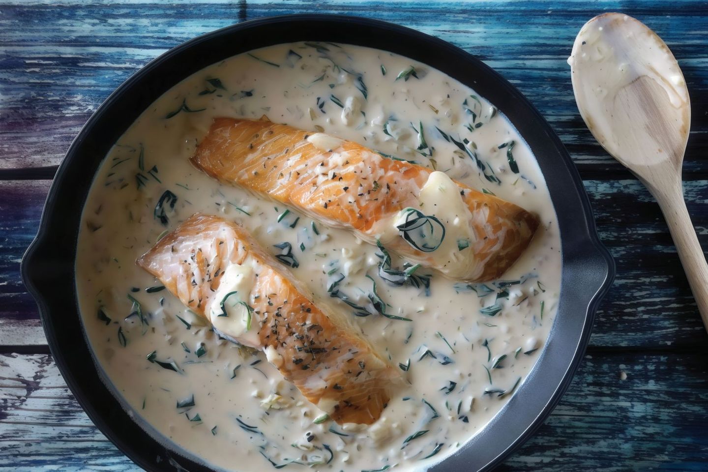 1/2 Kilo Salmon W/ Tahina Sauce