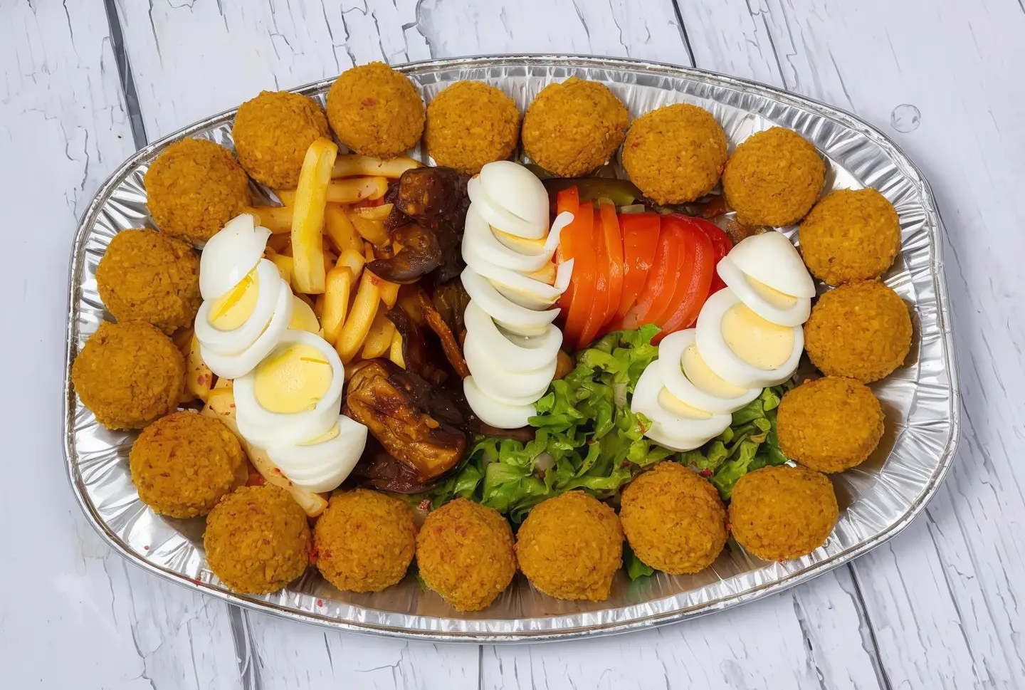 صحن مشكل فلافل كبير