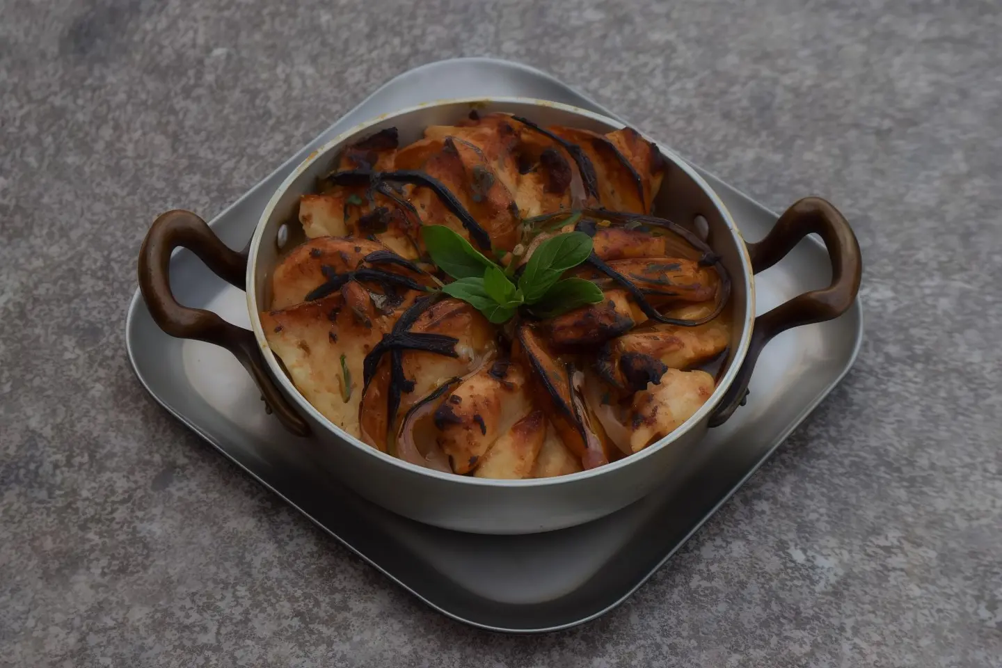 بطاطا مع دجاج