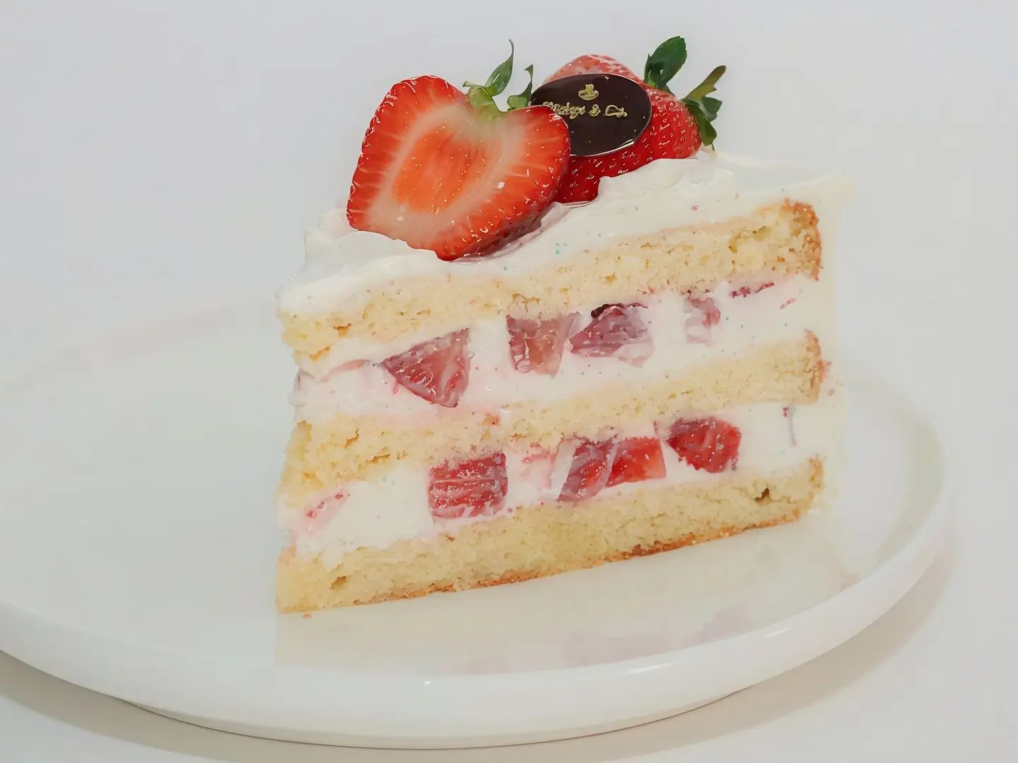 Strawberry Dream Cake Slice