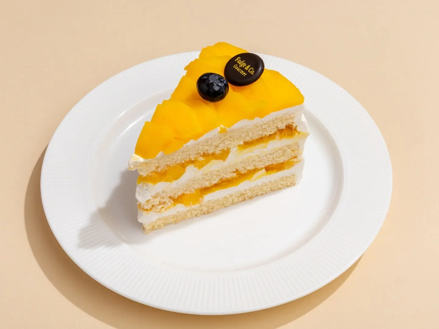 Mango Bloom Cake Slices