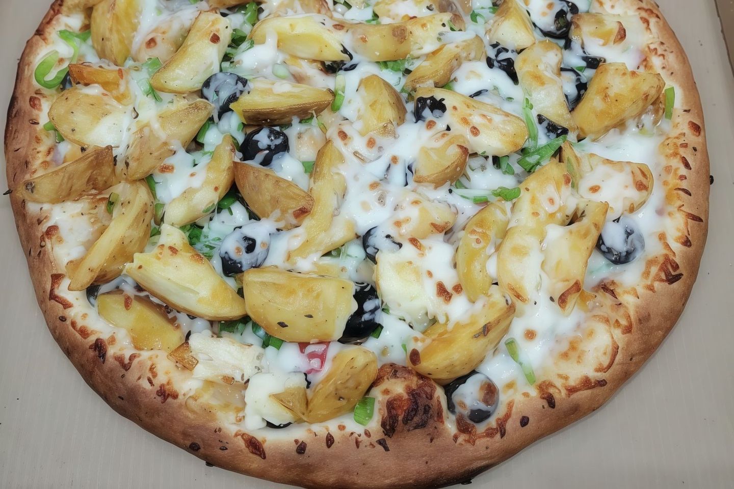 Potato Wedges With Vegetables