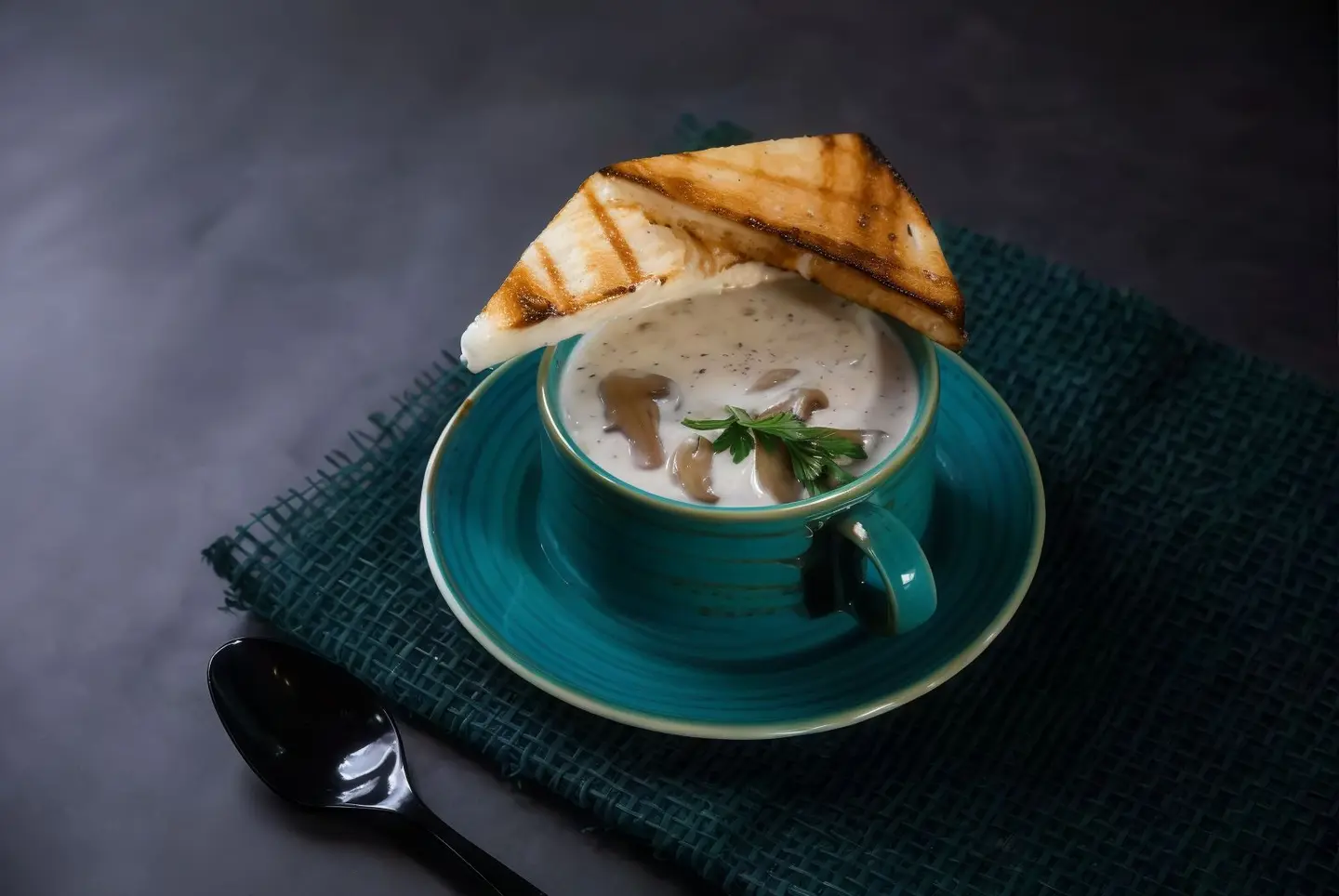 شوربة الفطر بالكريمة