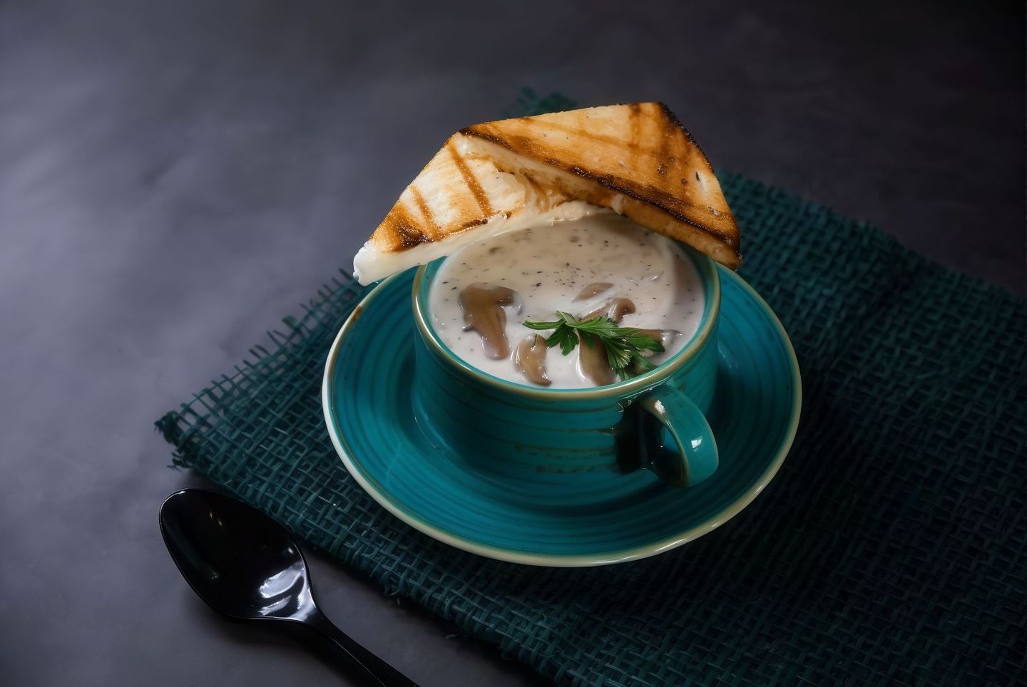 شوربة الفطر بالكريمة