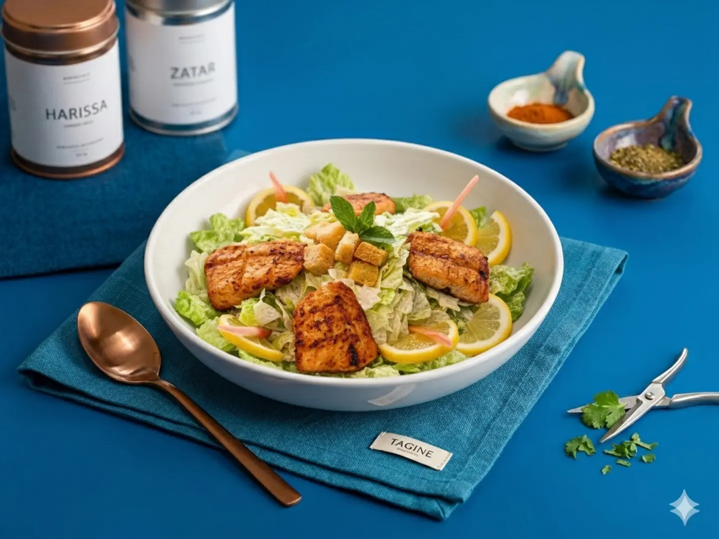 سلطة سيزر سلمون