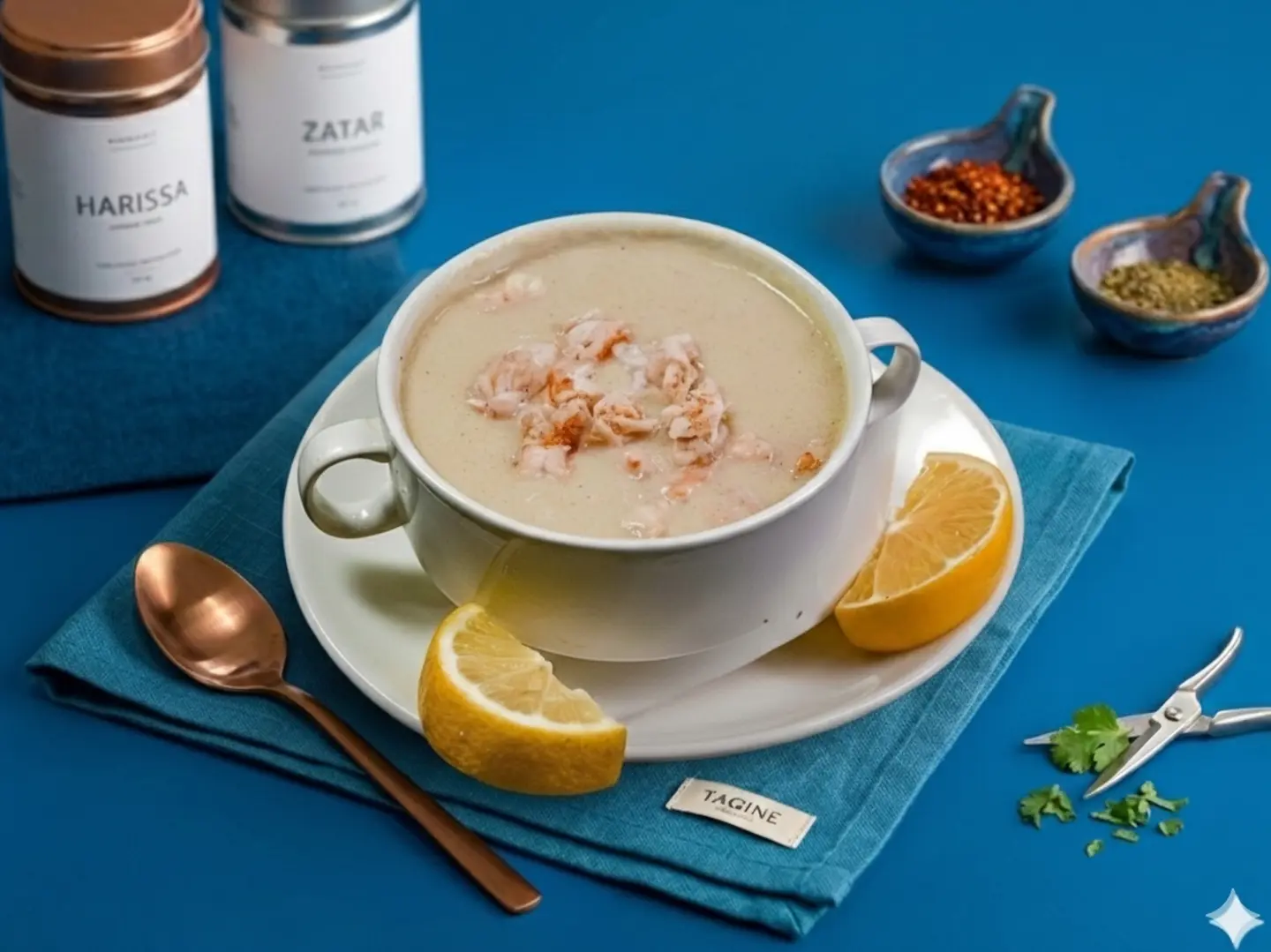 شوربة جمبري بالكريمة