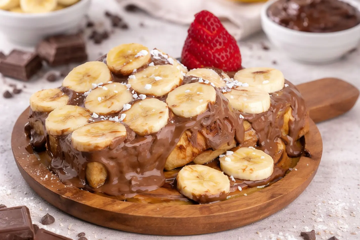 Banana Chocolate French Toast
