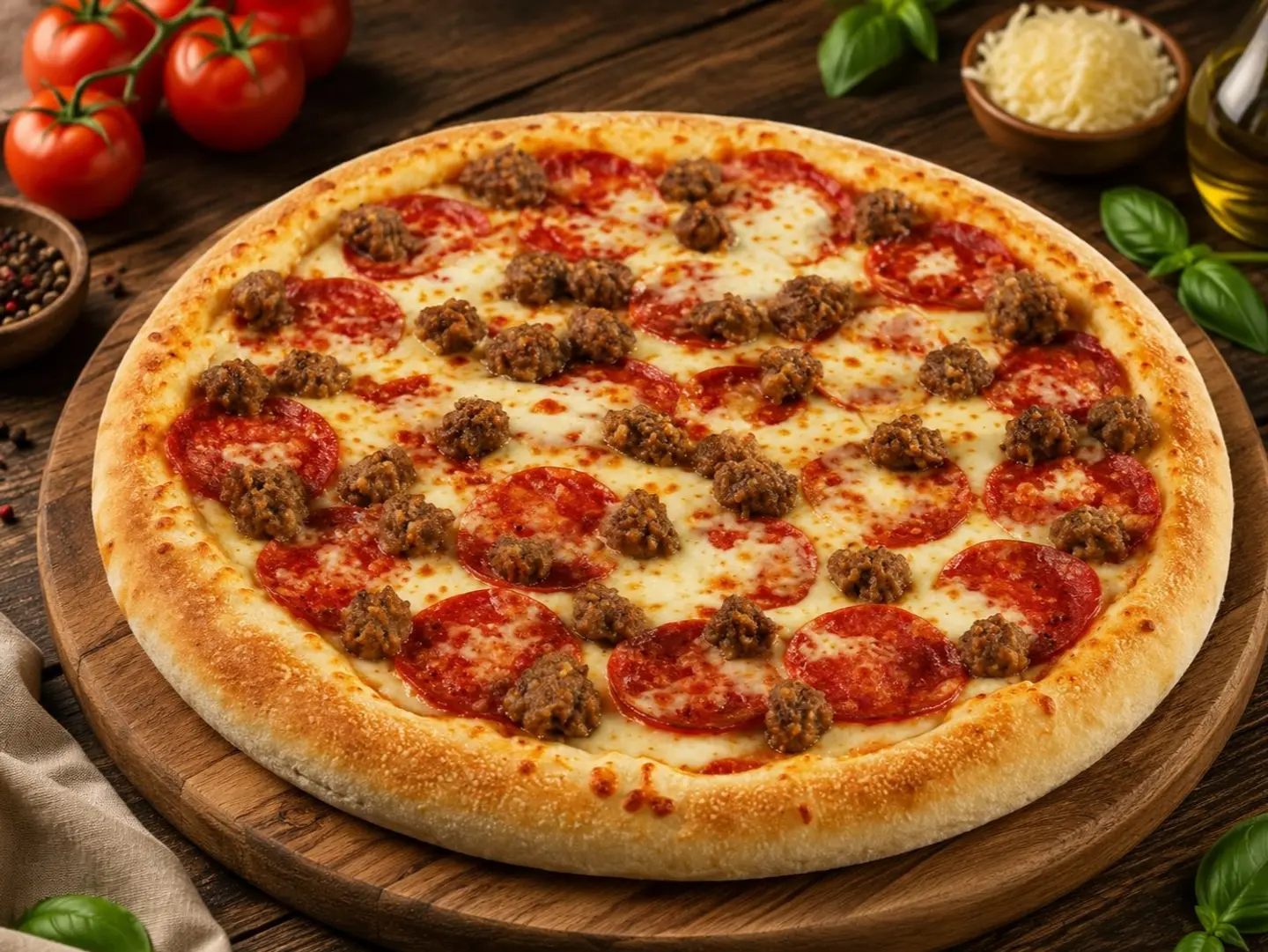 Beef Pepperoni Pizza - Small
