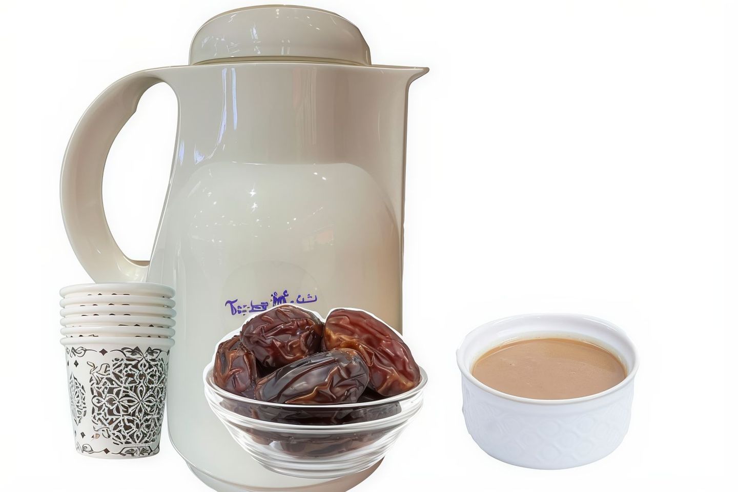 دلة وتمر وطحينة
