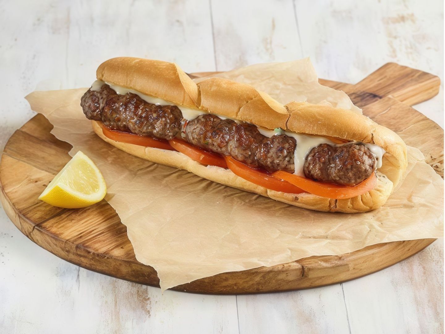 Grilled Kofta Sandwich