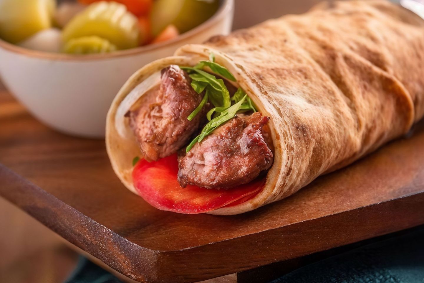 Meat Awsal Sandwich Big - Spicy