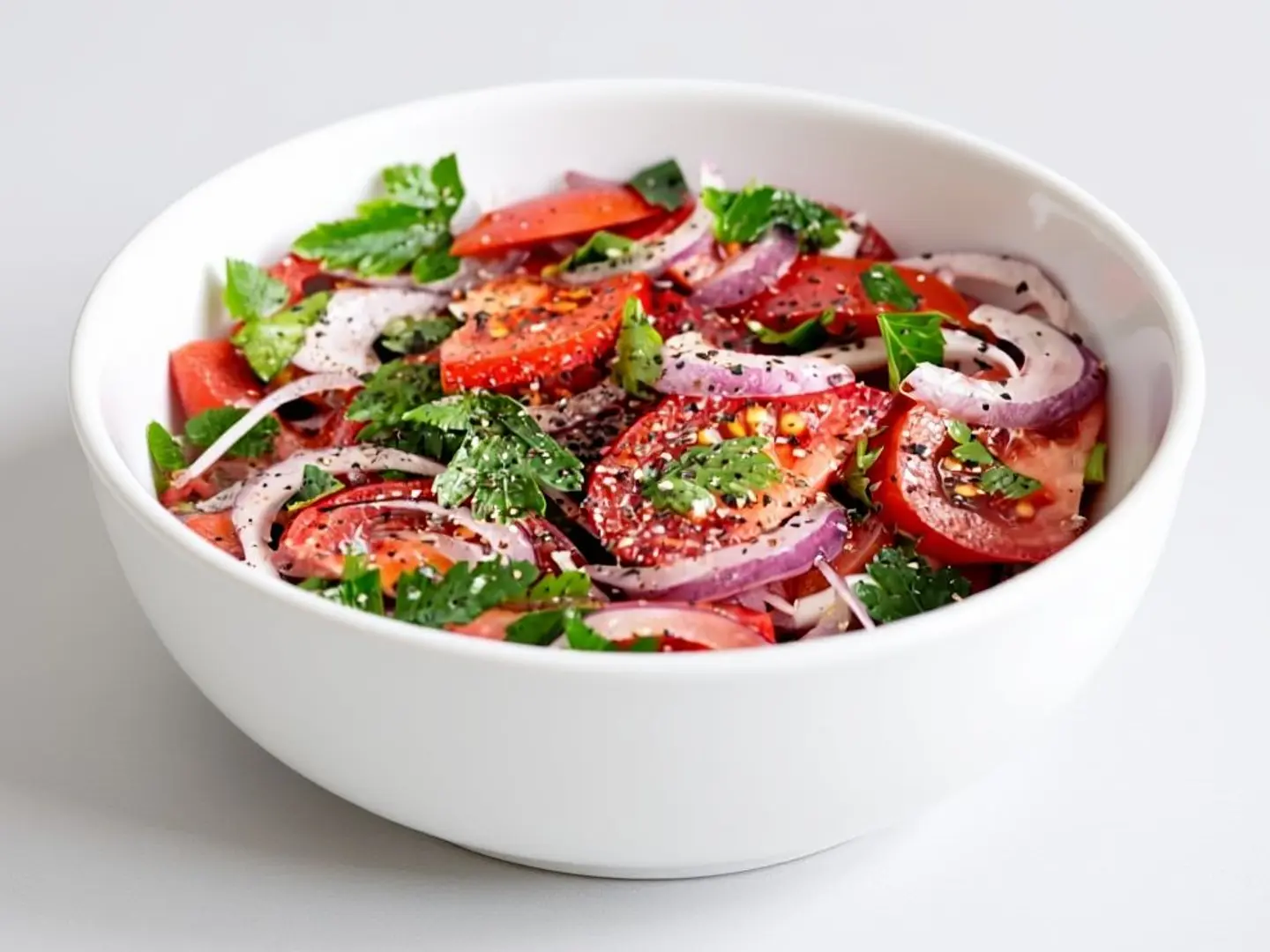 سلطة خضار مشكلة