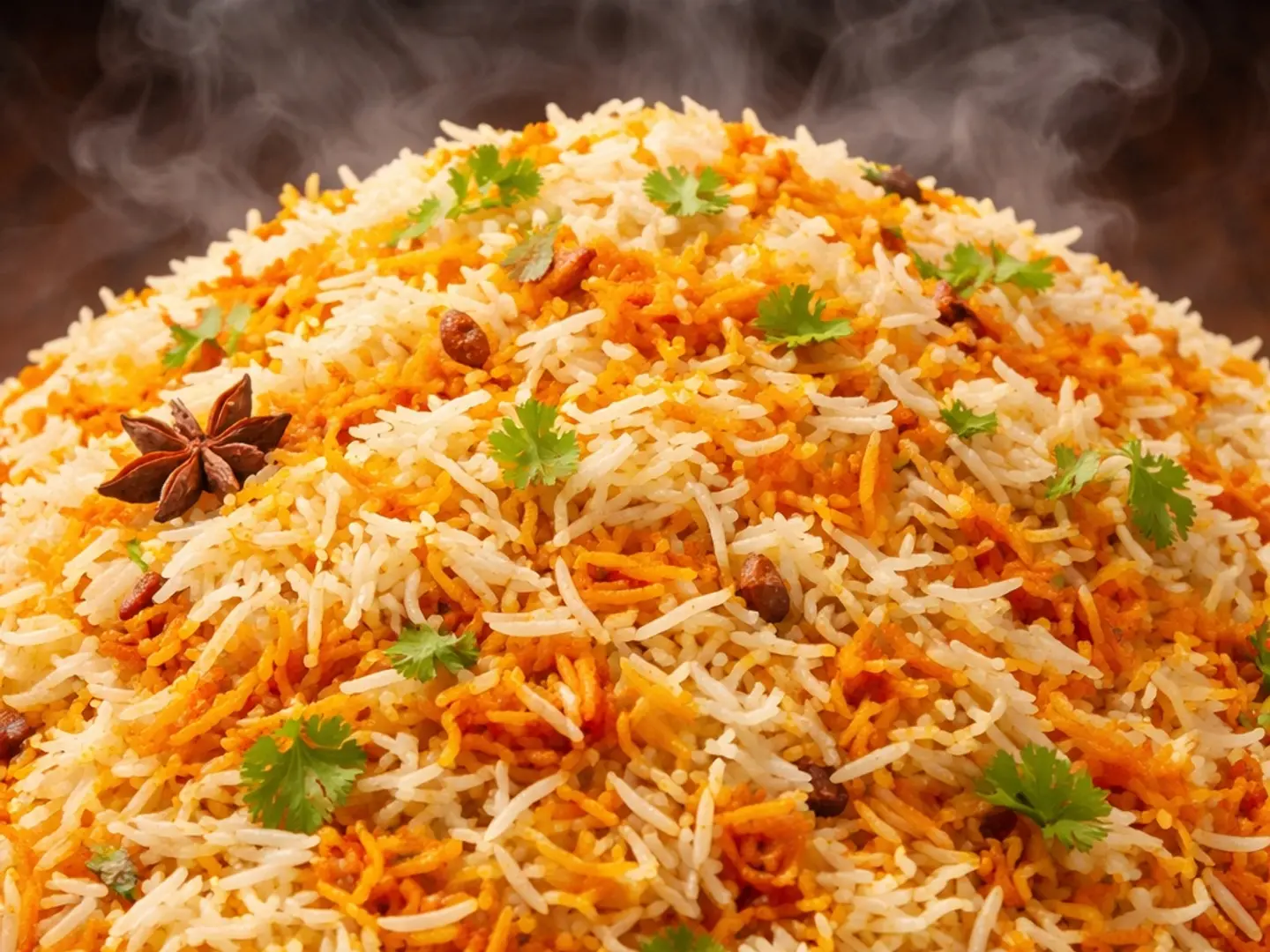 أرز بيرياني دَم حيدرابادي (أرز فقط)