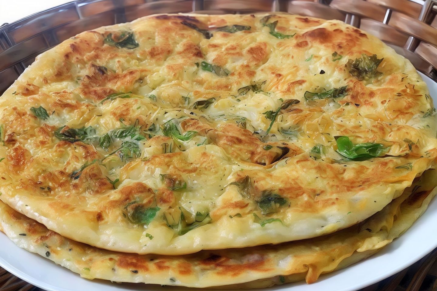Double Omelet Paratha