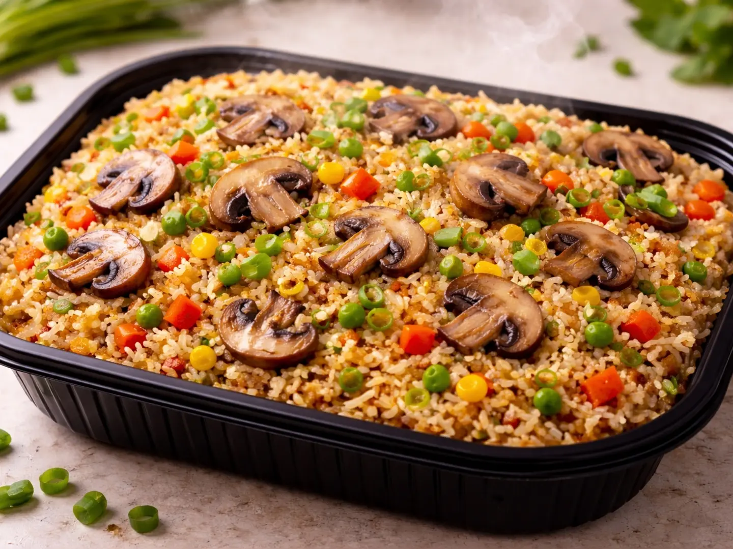 Mushroom & Mixed Veg Fried Rice