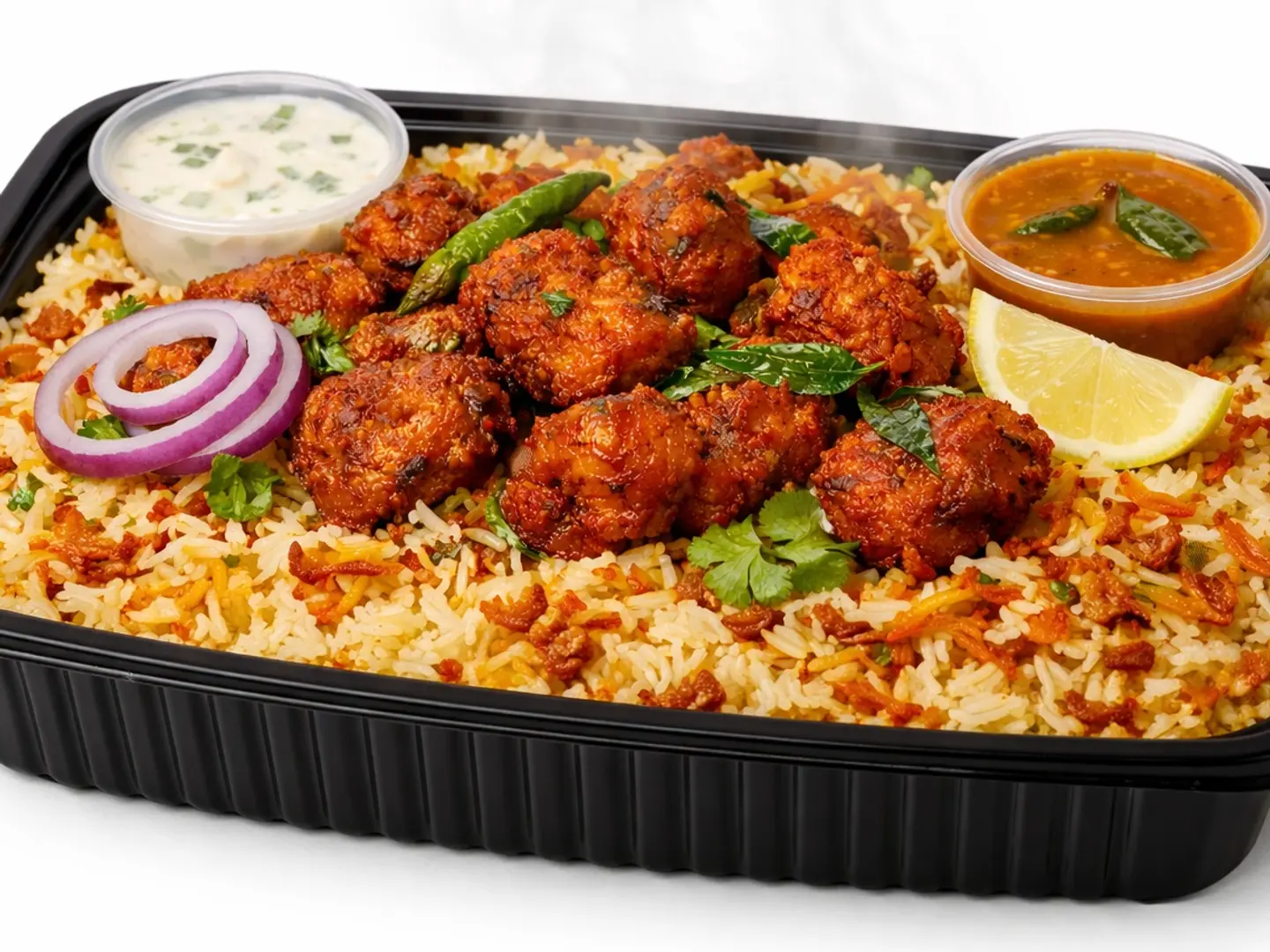 Fish 65 Biryani Boneless Single Serving