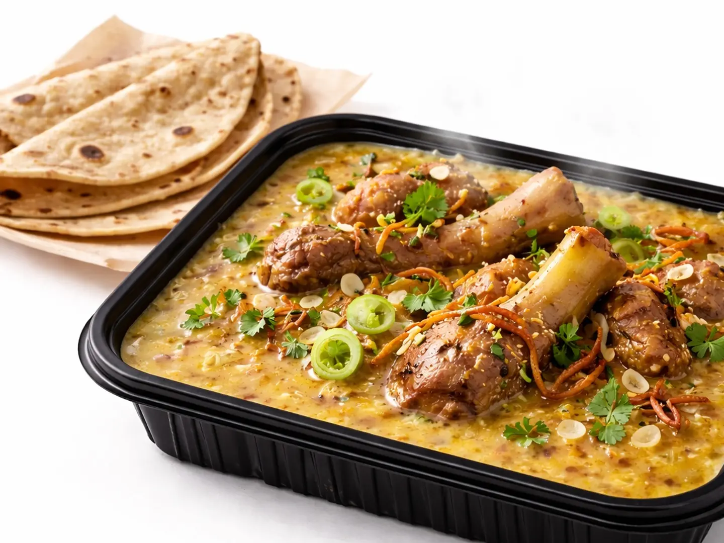 Mutton Marag (Hyderabadi Style) With 2 Roti Single Serving