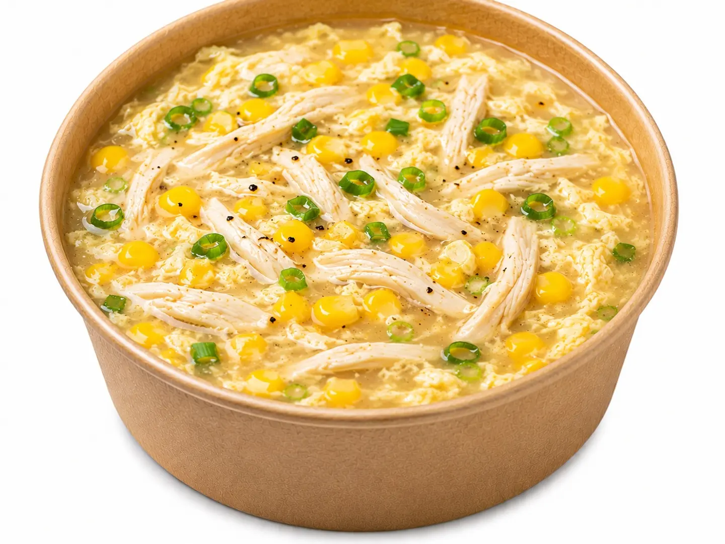 شوربة الذرة بالدجاج الذهبية