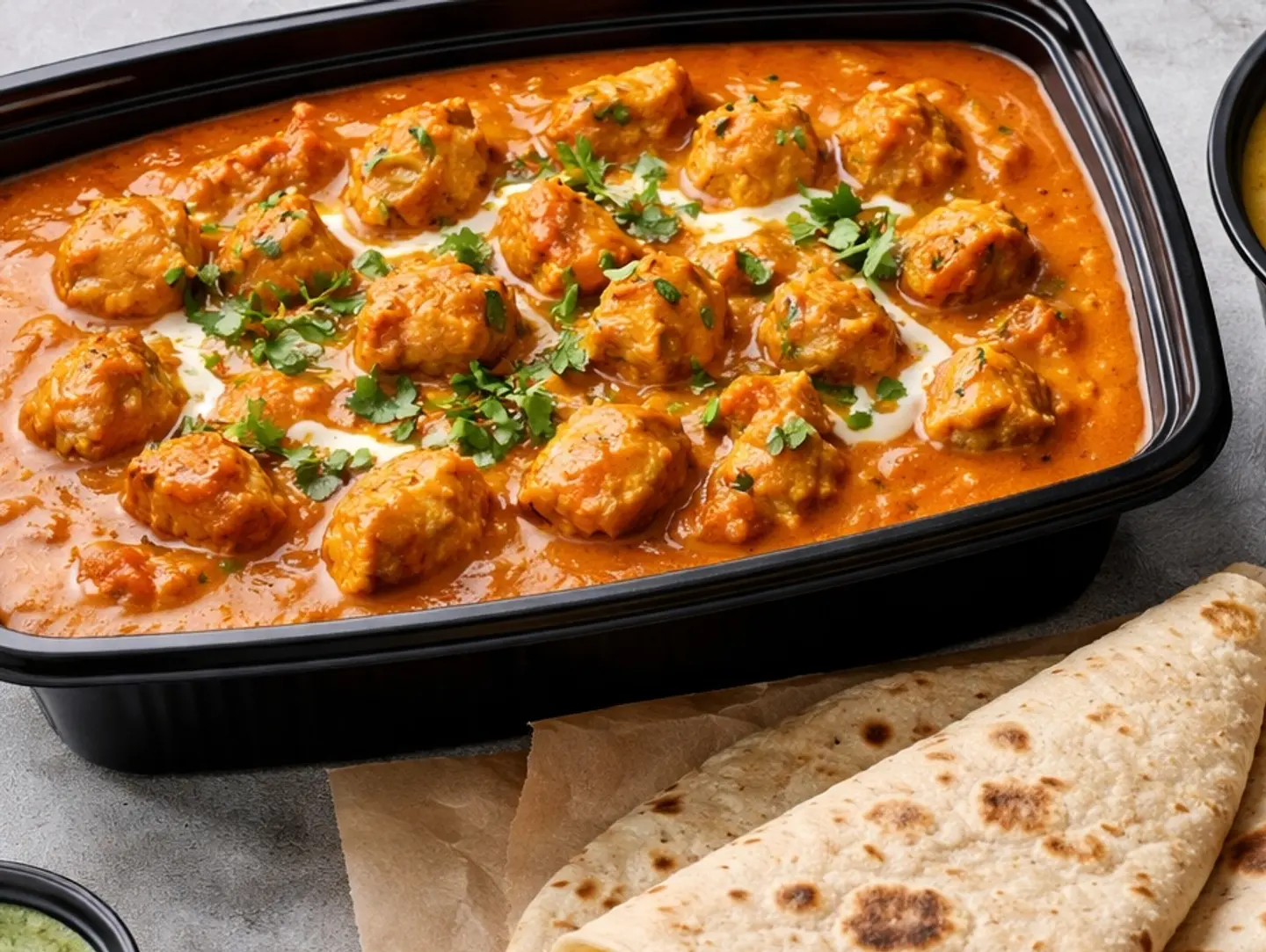 دجاج تيكا ماسالا خاص عربي بدون توابل ٣ روتي