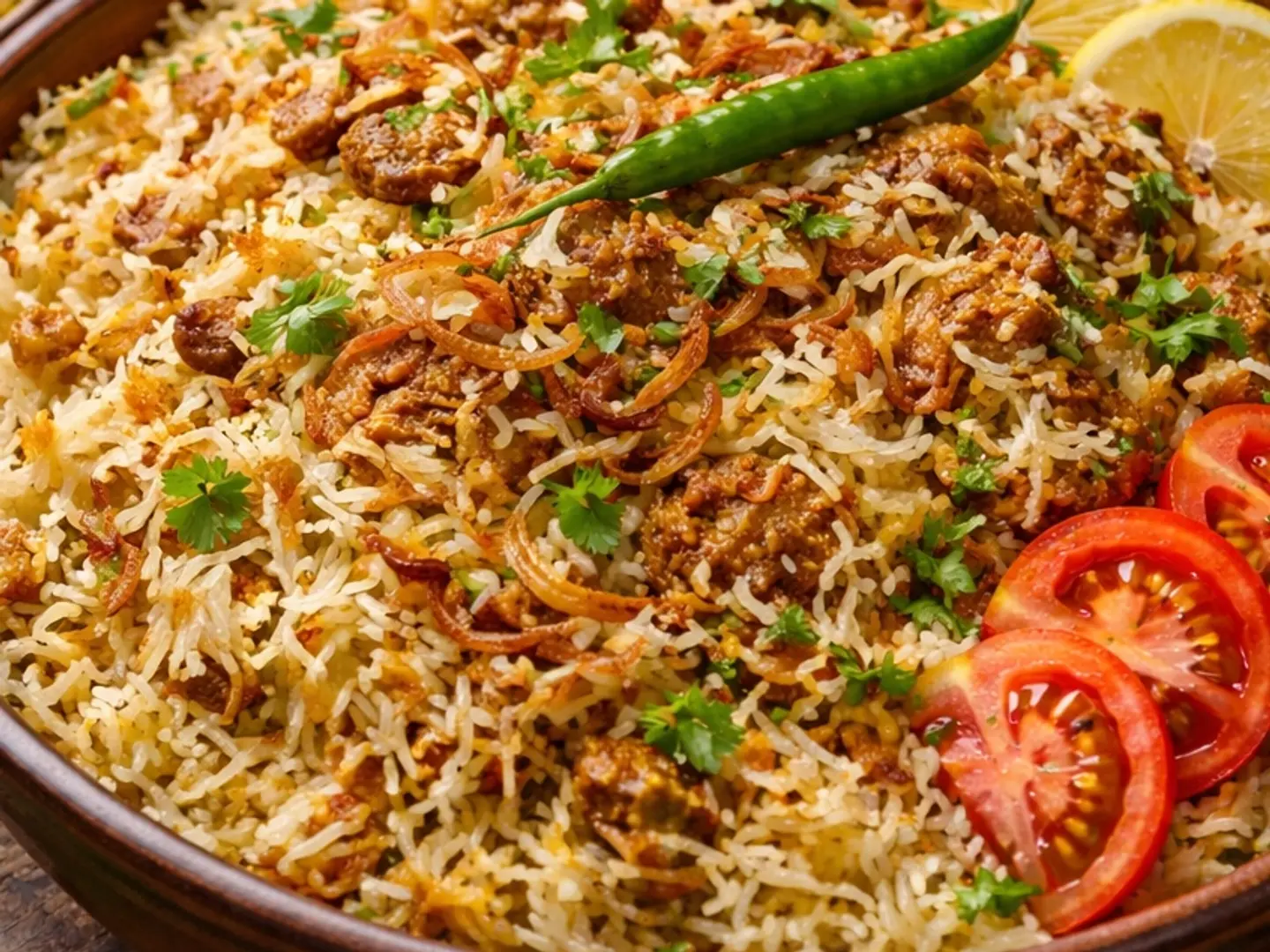 Nawabi Style Hyderabadi Tahari Rice Double Serving