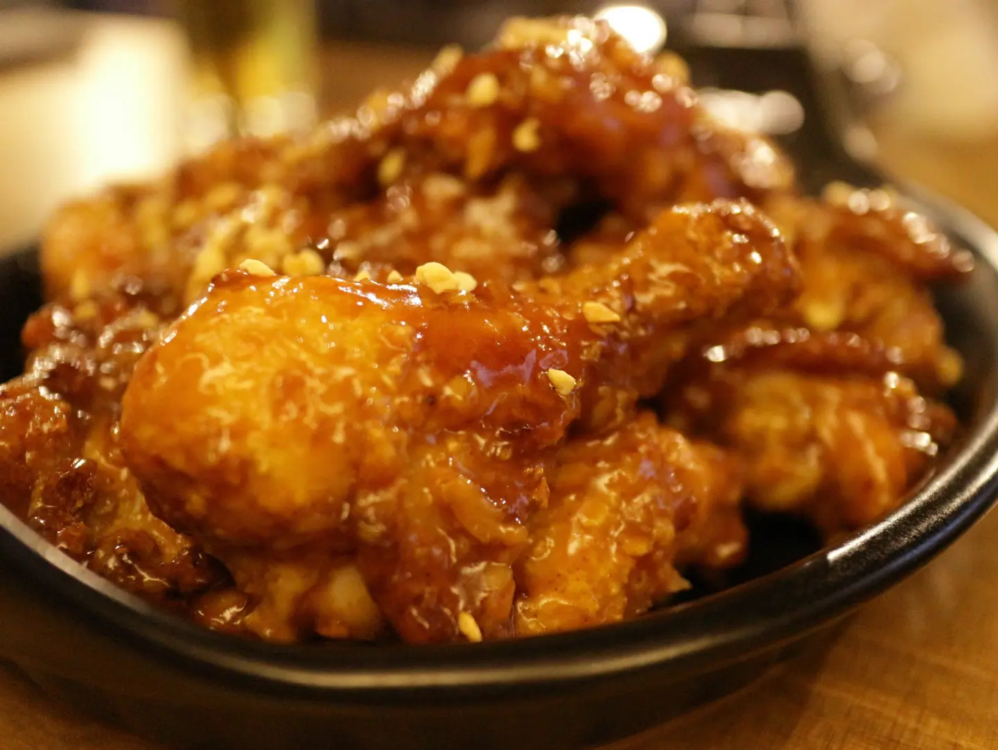 Sweet & Crispy Honey Chicken With 3 Chapati And Dal Single Servings