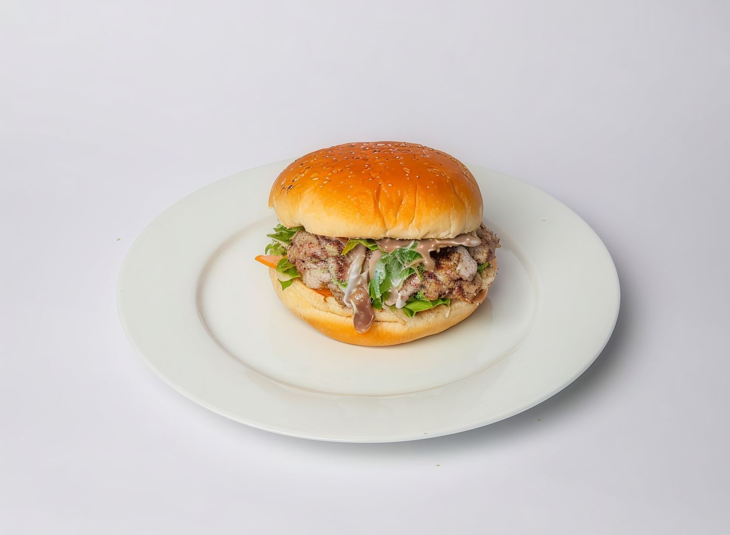 Shawarma Meat Burger Bread