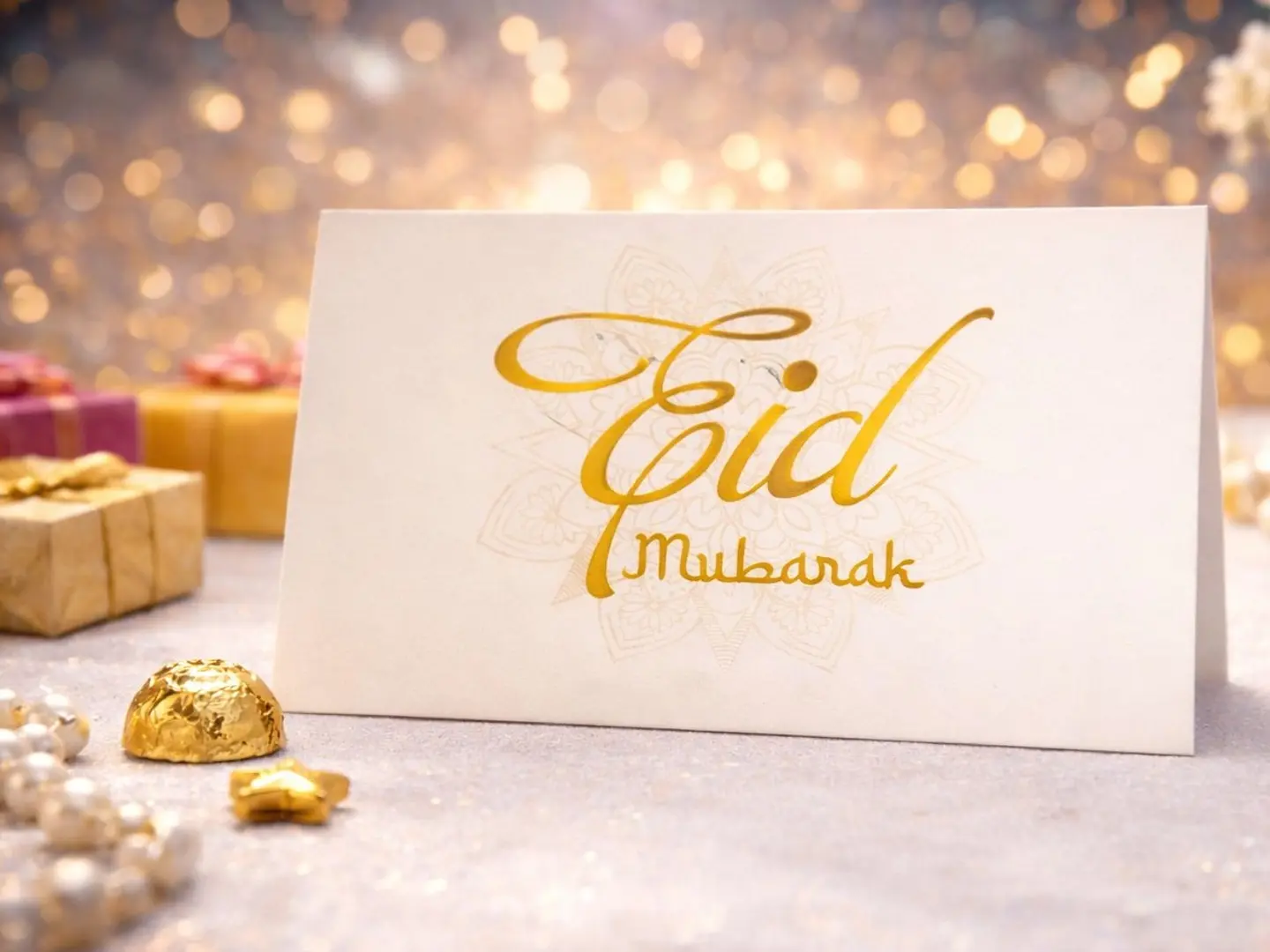 بطاقة عيد مبارك حجم كبير