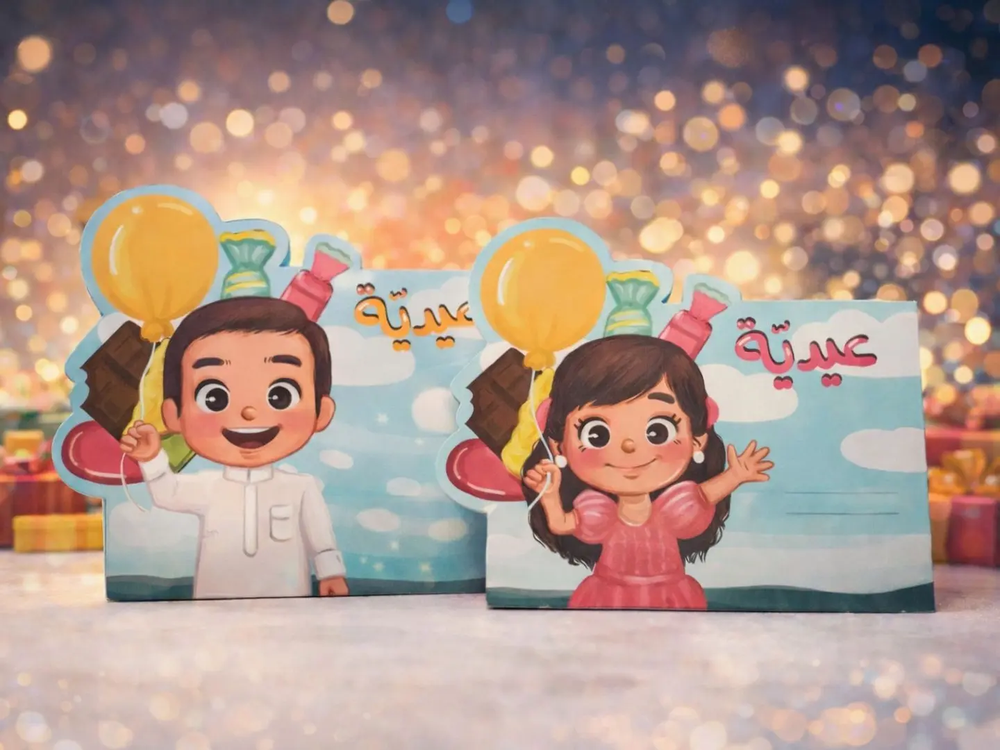 بطاقتان للعيدية لإضافة مبلغ مالي