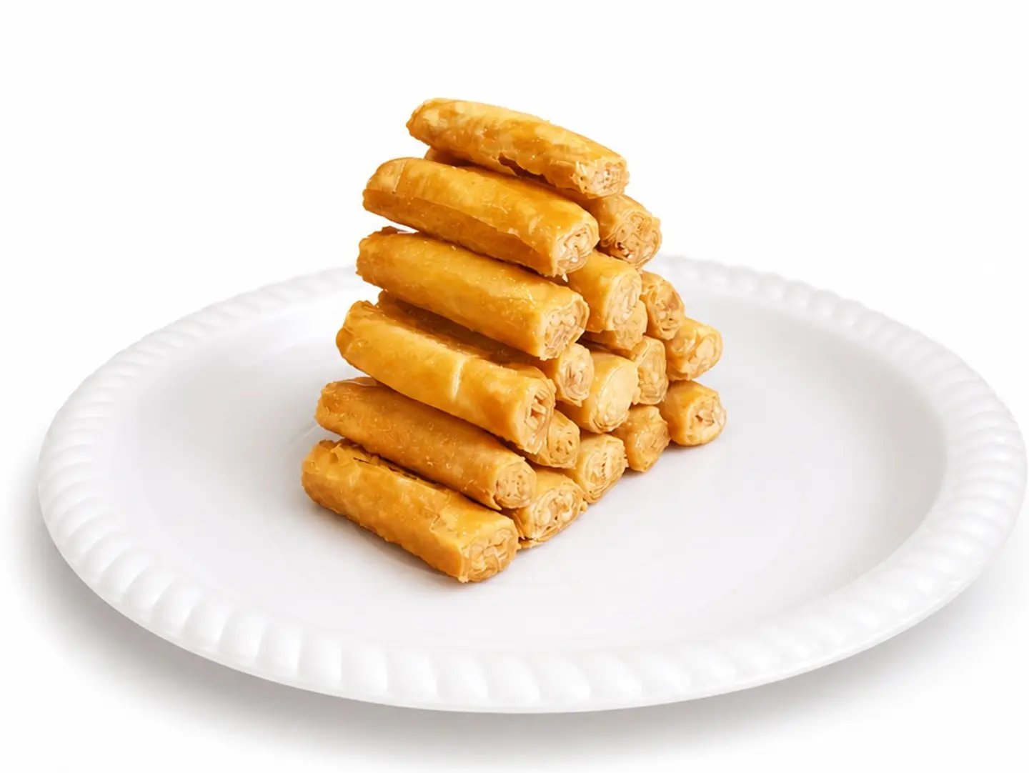 One Kilo Of White Finger Baklava
