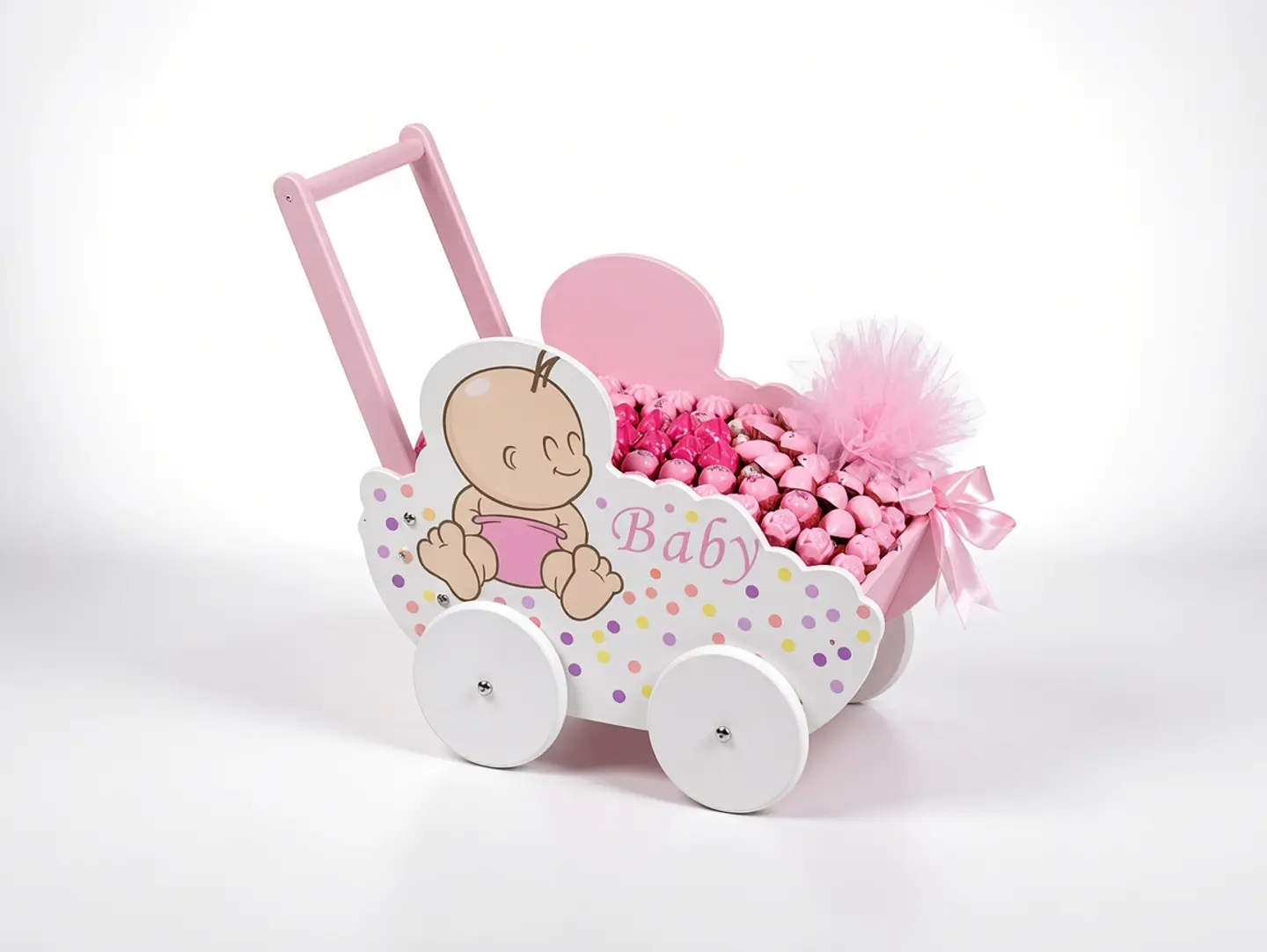 A Tray Shaped Like A Baby Carriage, Belgian Chocolates