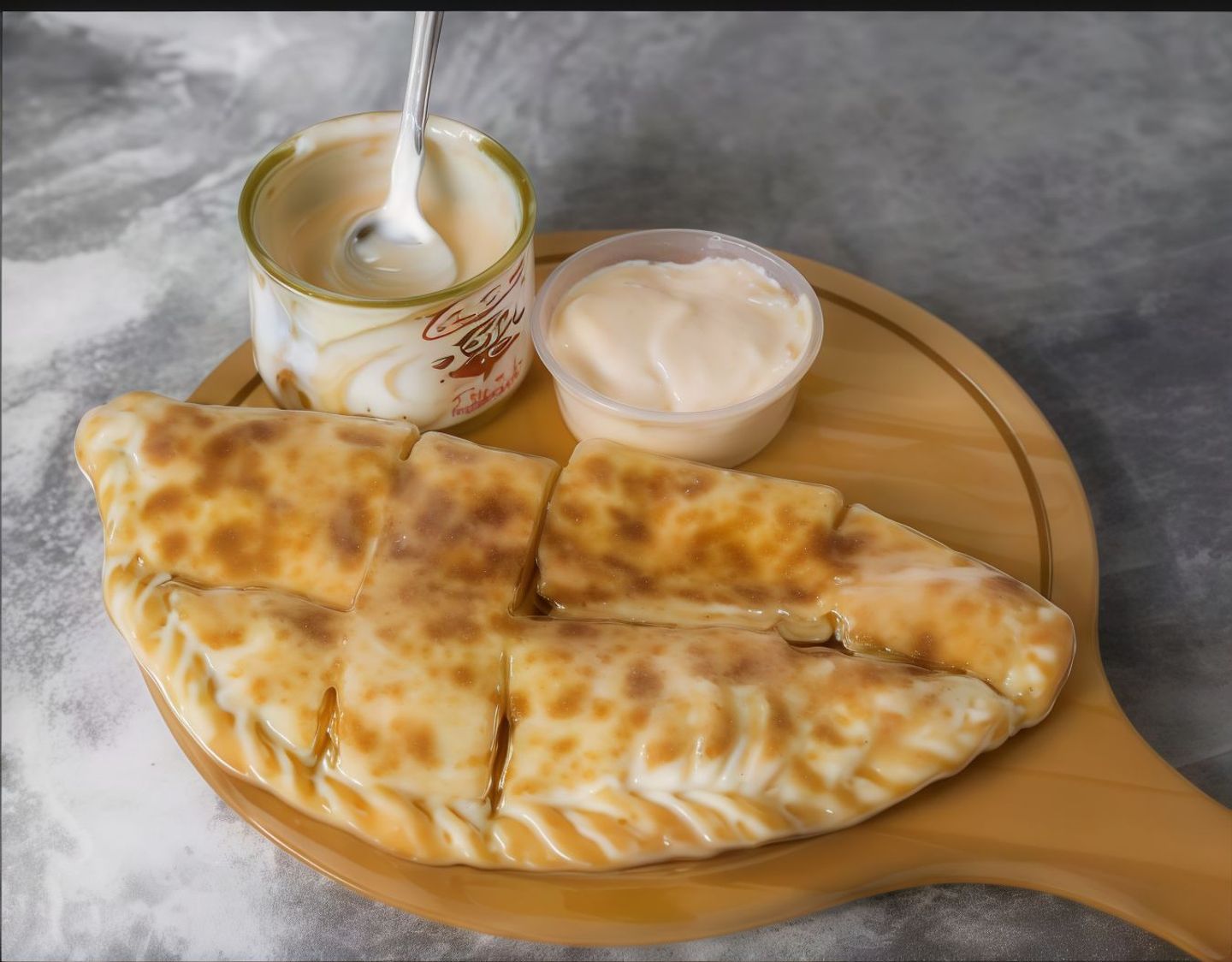قشطة مع العسل
