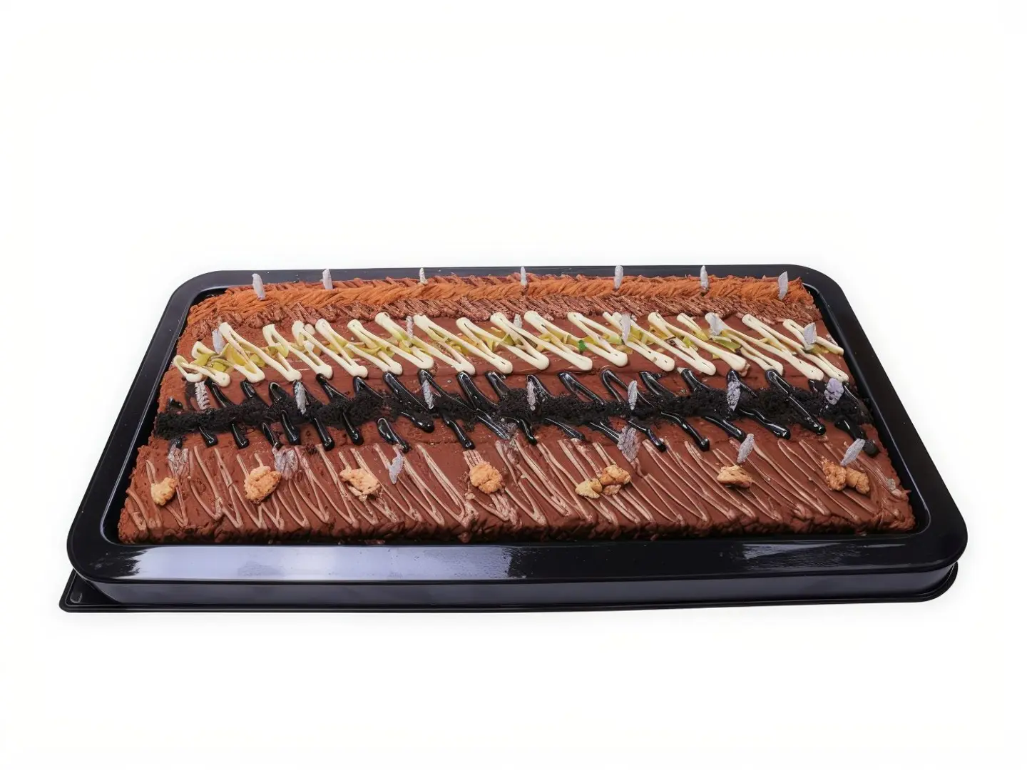 Sliced Brownies Cake