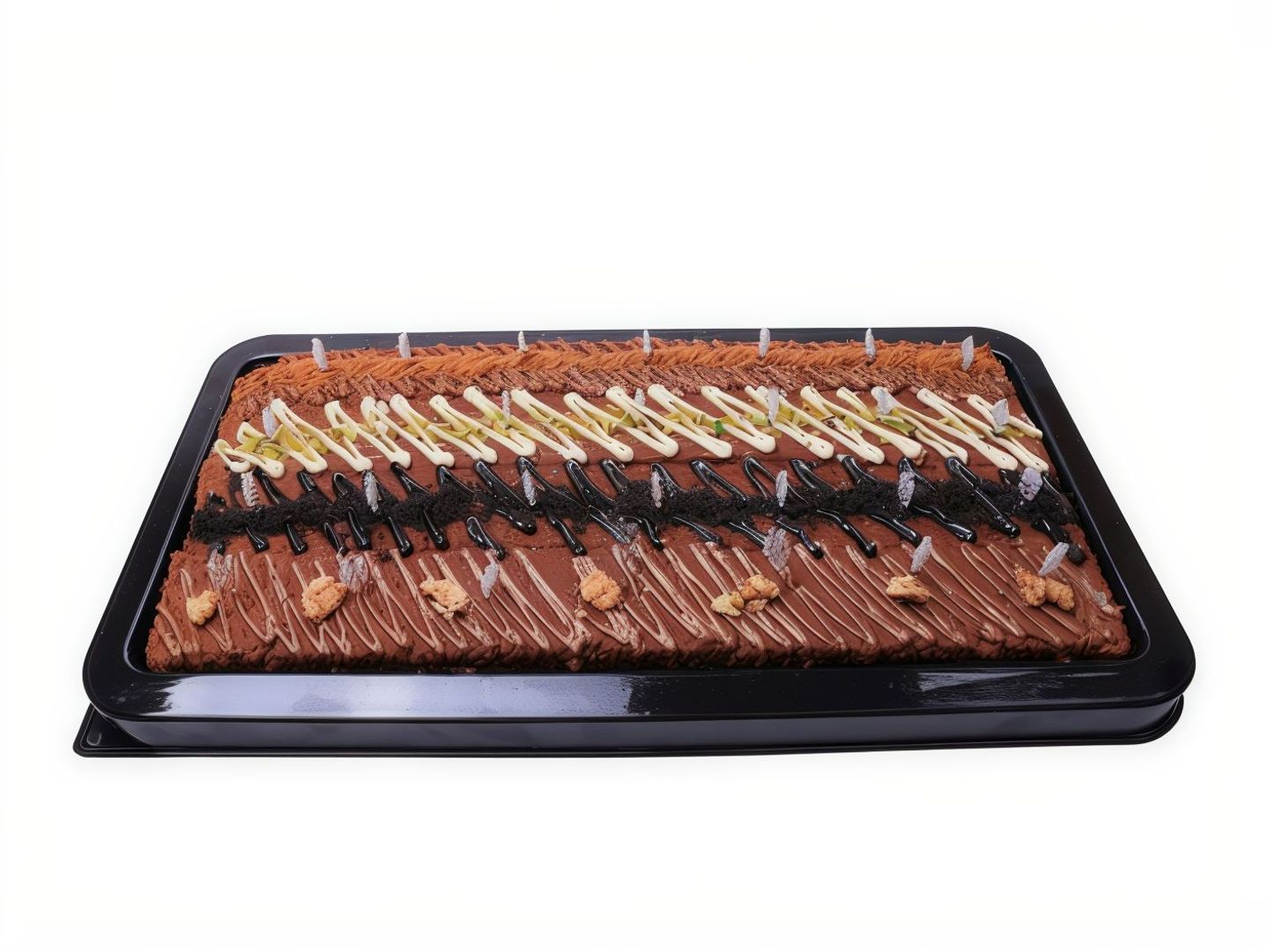 براونيز كيك مقطع وسط